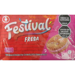 FESTIVAL DE FRESA X 12 PAQUETES