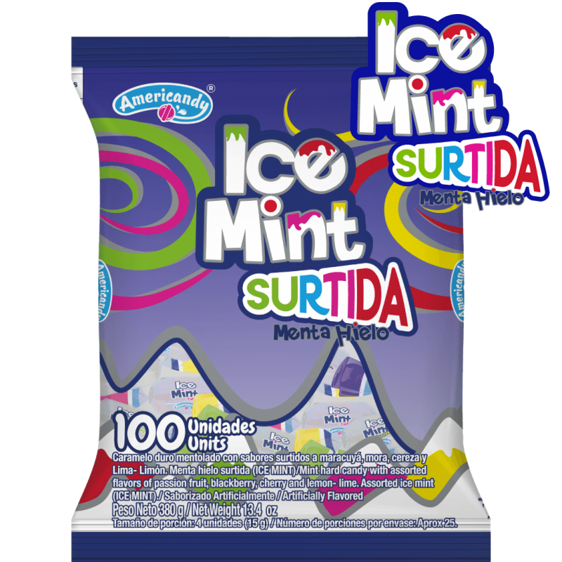 Ice Mint Menta Surtida X 100 U 