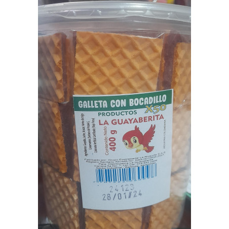 GALLETA CON BOCADILLO X 50 U.