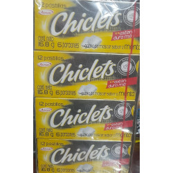 CHICLETS ADAMS MENTA X 20 U.