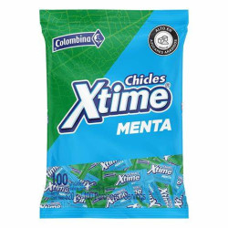 CHICLE XTIME MENTA X100 U.